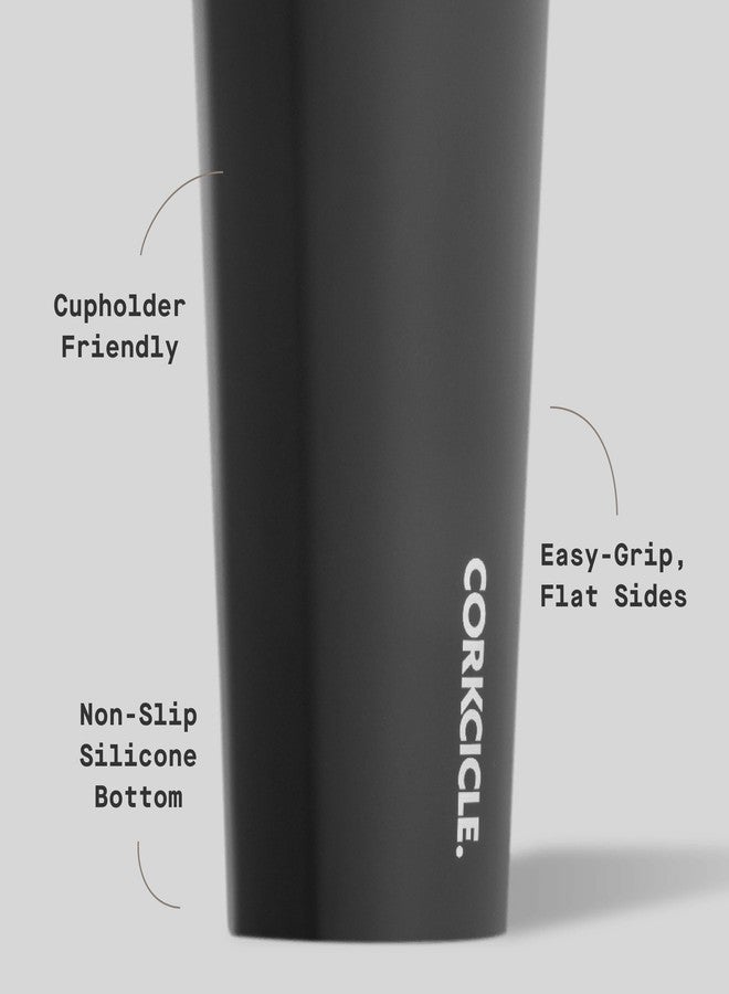 Corkcicle Classic Tumbler - Keeps Drinks Cold for 9 Hours & Hot for 3 - Triple-Insulated Stainless Steel - Holiday Tumbler Gift - 24 oz - Matte Black - Image 4